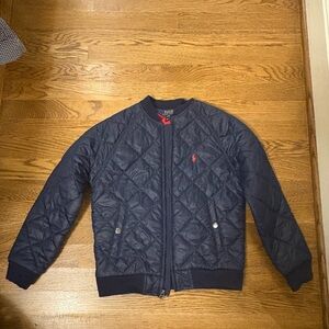 Polo by Ralph Lauren Kids Blue Quilted Puffer Jacket size small (8)